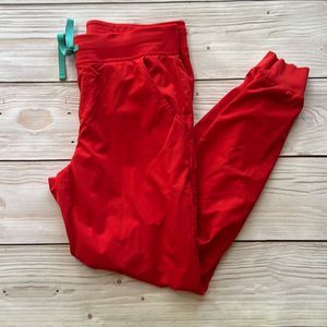 Figs Awesome Red Fionlite Zamora Joggers